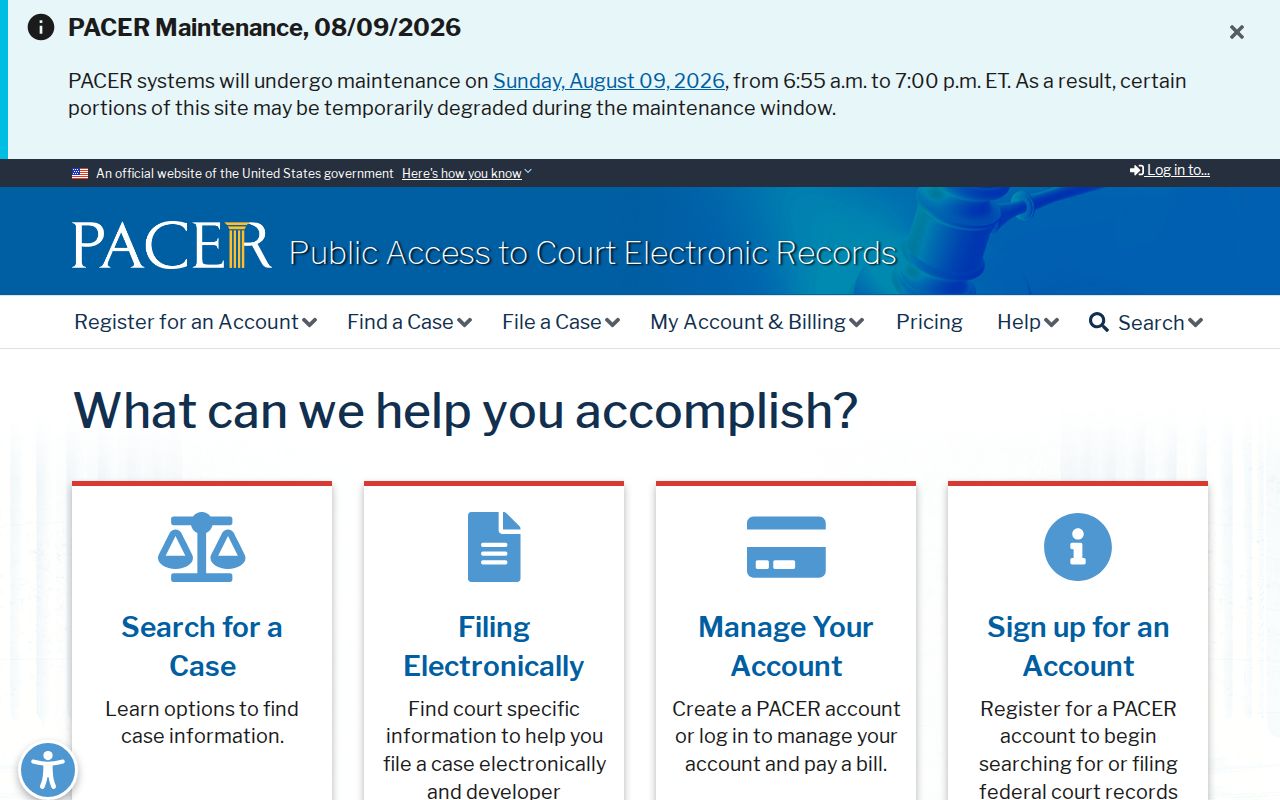 Brewster County criminal court case research through PACER federal records